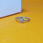 Radiant Promise: 925 Sterling Silver Solitaire Ring