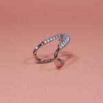 Eternal Bloom: 925 Sterling Silver Floral Vine Ring