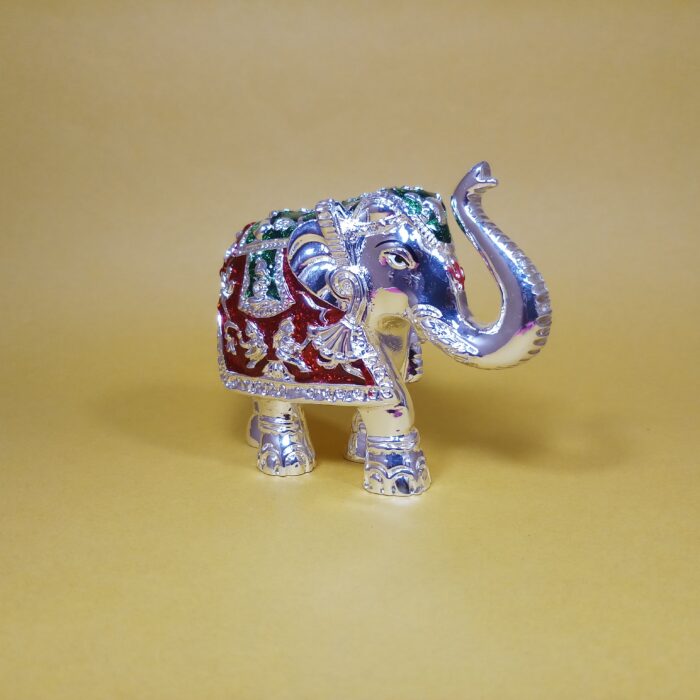 Silver Elephant Wax Murti