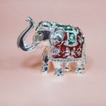 Silver Elephant Wax Murti