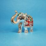 Silver Elephant Wax Murti