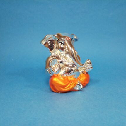 Silver Ganesha Wax Murti