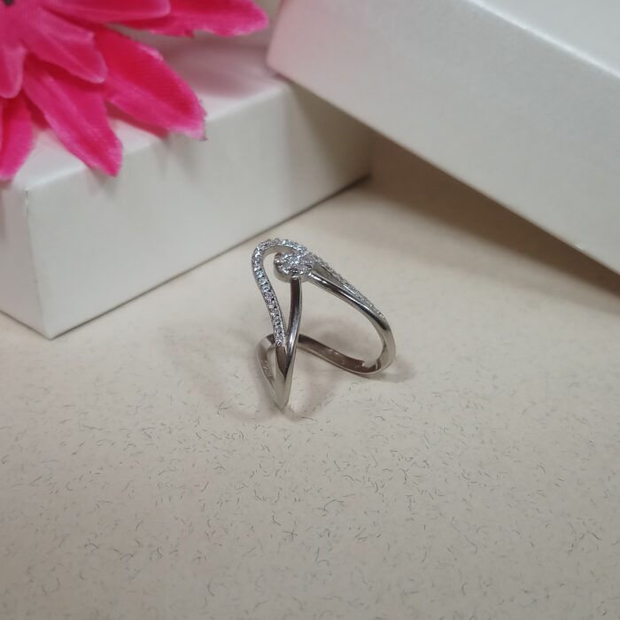 Whimsical Waves: 925 Sterling Silver Ocean Wave Ring