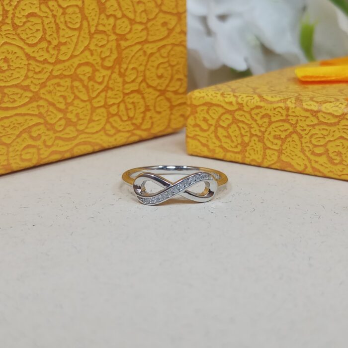 Timeless Beauty: Sterling Silver 925 Infinity Ring