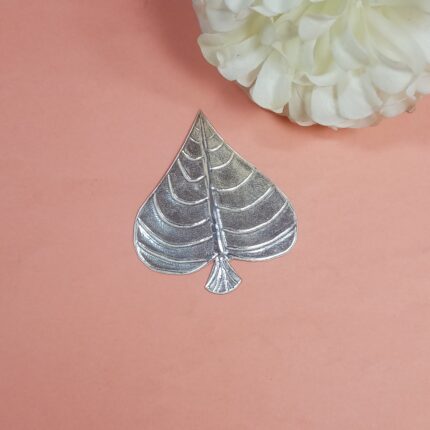 Silver Pipal Leaf For Pooja : Echoes of Serenity