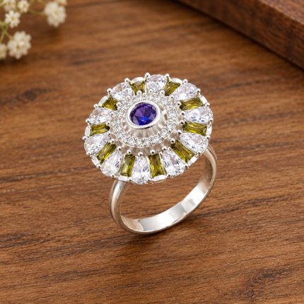 Celestial Splendor Silver Ring