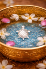 Pure Silver Tortoise for Vastu and Spiritual Harmony