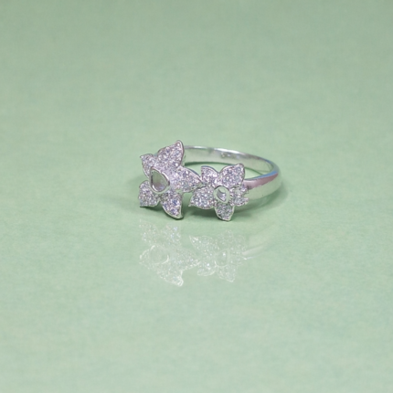 Twilight Whispers: 925 Sterling Silver Moonstone Ring