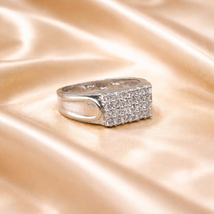 Ethereal Masculinity: Sterling Silver Men's Ring