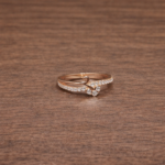 Elegant Embrace: 925 Sterling Silver Interlocking Ring