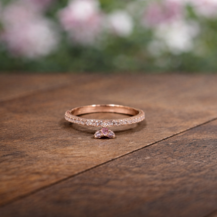 Eternal Flame: 925 Sterling Silver Fire Ring