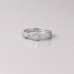 Cascading Elegance: 925 Sterling Silver Waterfall Ring