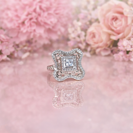 Celestial Symphony: 925 Sterling Silver Star Ring
