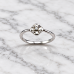 Radiant Promise: 925 Sterling Silver Solitaire Ring