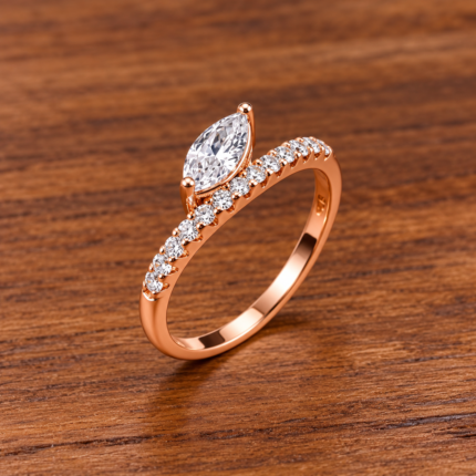 Whimsical Waves: 925 Sterling Silver Ocean Wave Ring