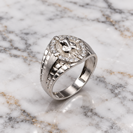 Timeless Masculinity: Sterling Silver Men's Ring
