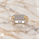 Ethereal Masculinity: Sterling Silver Men's Ring