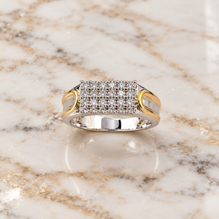 Ethereal Masculinity: Sterling Silver Men's Ring