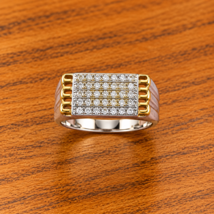 Sleek Sophistication: Sterling Silver Men's Ring