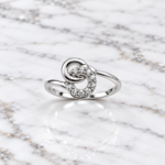 Timeless Unity: 925 Sterling Silver Infinity Knot Ring
