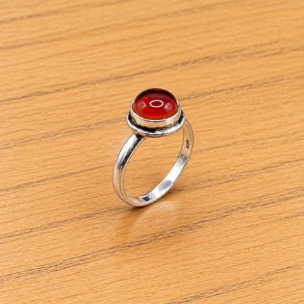 Shimmering Splendor: Sterling Silver Ring