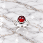 Shimmering Splendor: Sterling Silver Ring