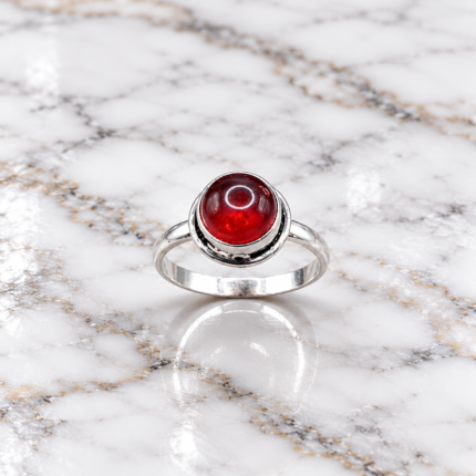 Shimmering Splendor: Sterling Silver Ring