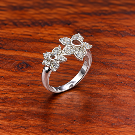 Twilight Whispers: 925 Sterling Silver Moonstone Ring