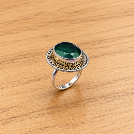 Enchanted Emerald: Sterling Silver Green