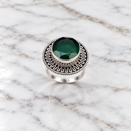 Enchanted Emerald: Sterling Silver Green