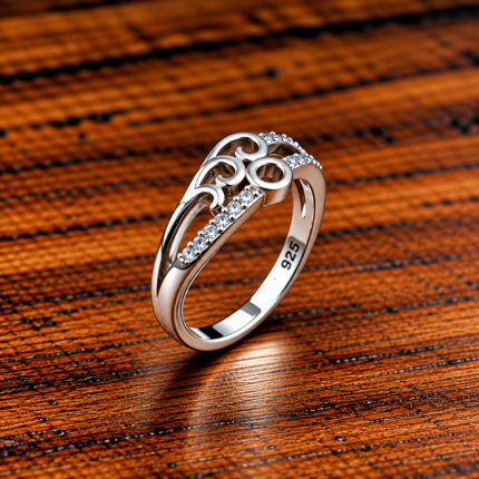 Mystic Serpent: 925 Sterling Silver Snake Ring