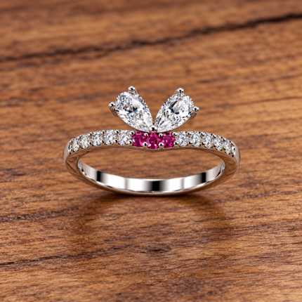 Tranquil Harmony: 925 Sterling Silver Swirl Ring