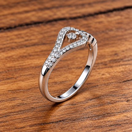 Elegance Embodied: Sterling Silver Ring