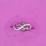 Timeless Beauty: Sterling Silver 925 Infinity Ring