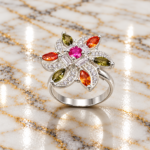 Elegant Silver Ring with Intricate Design