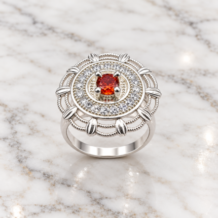 Starry Splendor: Silver Ring