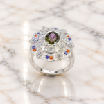 Manikya Rasa Silver Ring - A Reverence to Indian Heritage