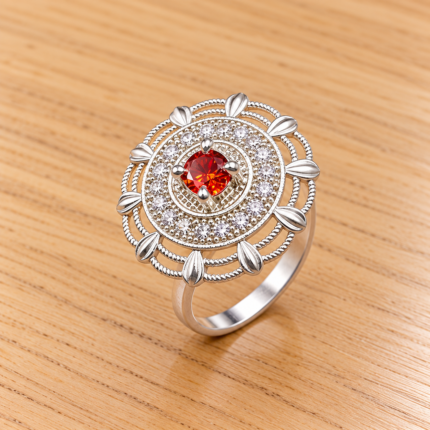 Starry Splendor: Silver Ring