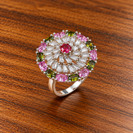 Prakriti Fanta Silver Ring - Reflecting Indian Heritage