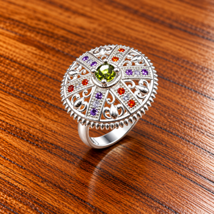 Shimmering Splendor: Silver Ring