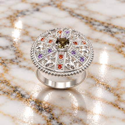 Shimmering Splendor: Silver Ring