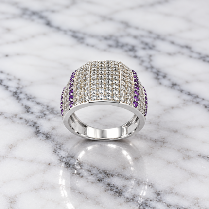 Shimmering Chic: Silver Ring