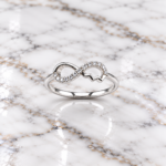 Timeless Beauty: Sterling Silver 925 Infinity Ring