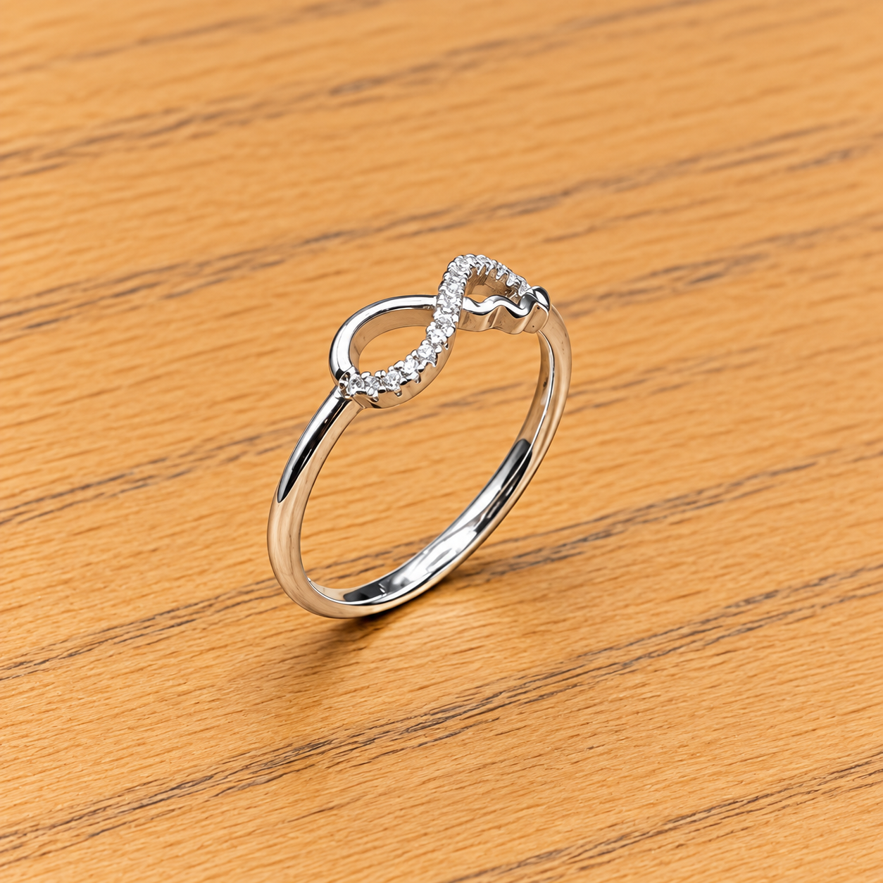 Timeless Beauty: Sterling Silver 925 Infinity Ring
