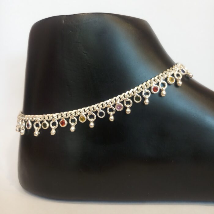 Elegant Silver Payal: Timeless Beauty for Your Ankles