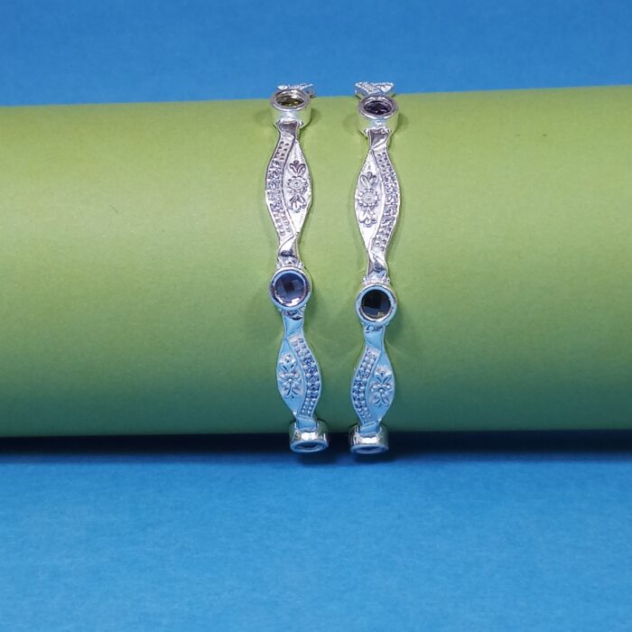 Timeless Silver Kangan - Classic Elegance for Every Occasion