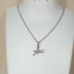 Sleek Elegance: Silver Crocodile Pendant - A Symbol of Strength and Style