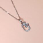 Divine Serenity: Silver Om Pendant - A Sacred Symbol of Harmony