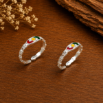 Serenity Sparkle: Silver Toe Ring for Subtle Glamour