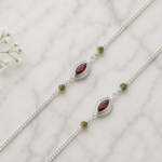 Featherlight Finesse: Silver Lightweight Payal